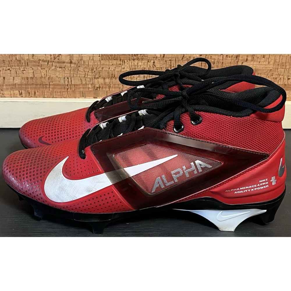 Nike Alpha Menace 4 Pro Red Football Cleats, Size 11 BNIB FD7037-600